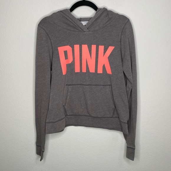 PINK Victoria's Secret Tops - Victoria’s Secret PINK Pullover Hoodie Size Medium